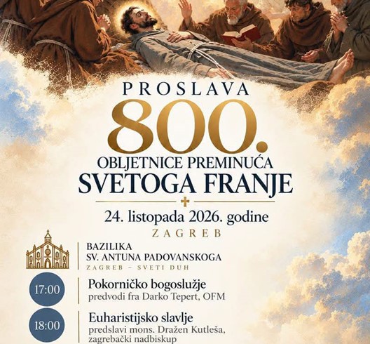 Proslava u povodu Godine sv. Franje u Zagrebu